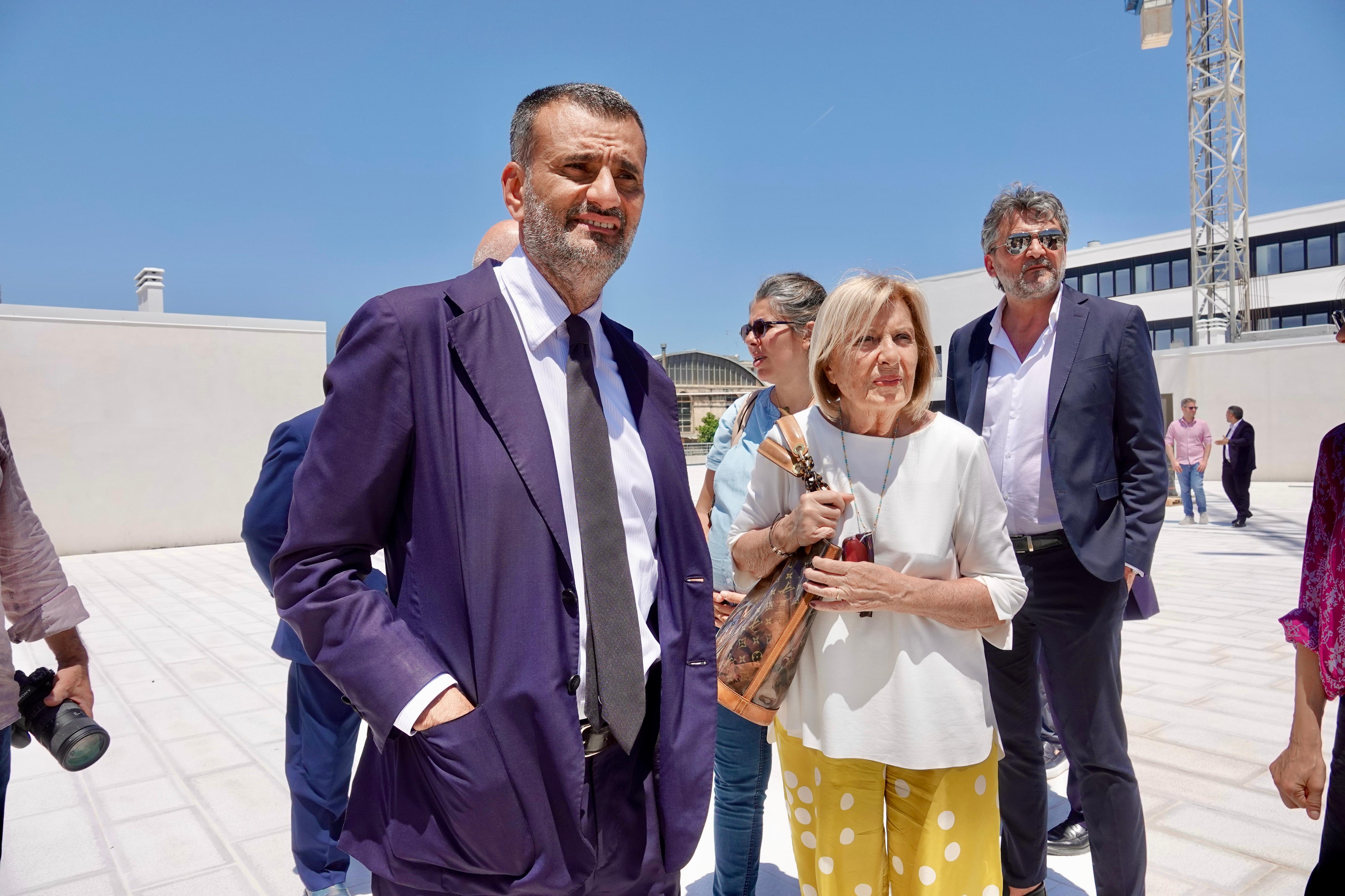 Galleria Mobilità, Decaro e Piemontese a Lecce per il sopralluogo al nuovo ingresso della stazione ferroviaria - Diapositiva 3 di 13