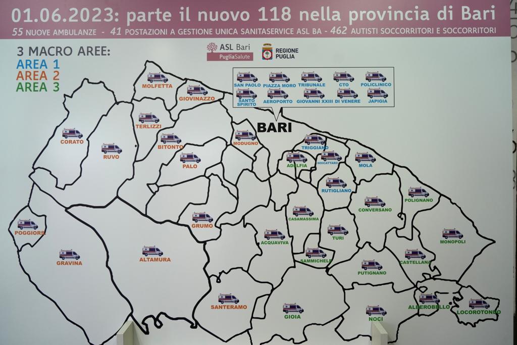Galleria Il 118 ASL Bari cambia volto: ecco 55 nuove ambulanze  e 462 operatori assunti a tempo indeterminato in Sanitaservice - Diapositiva 5 di 21